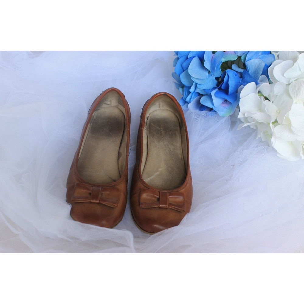 Brown Flats with Bow